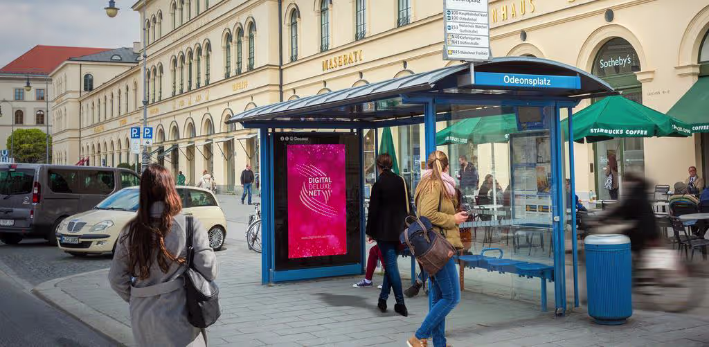 Werbung UBahnhof Infoscreen